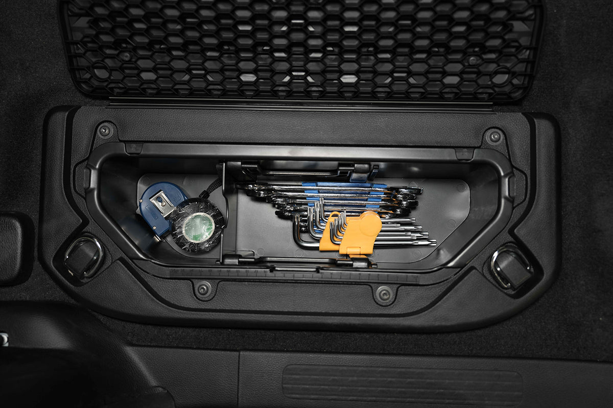 powoq Rear Under-Seat Storage Box for 2019-2026 Ram 1500 Crew Cab