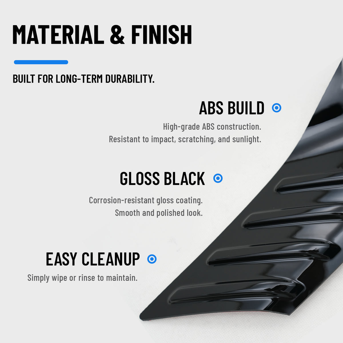 powoq ABS Hood Protector for 2019-2026 Ram 1500