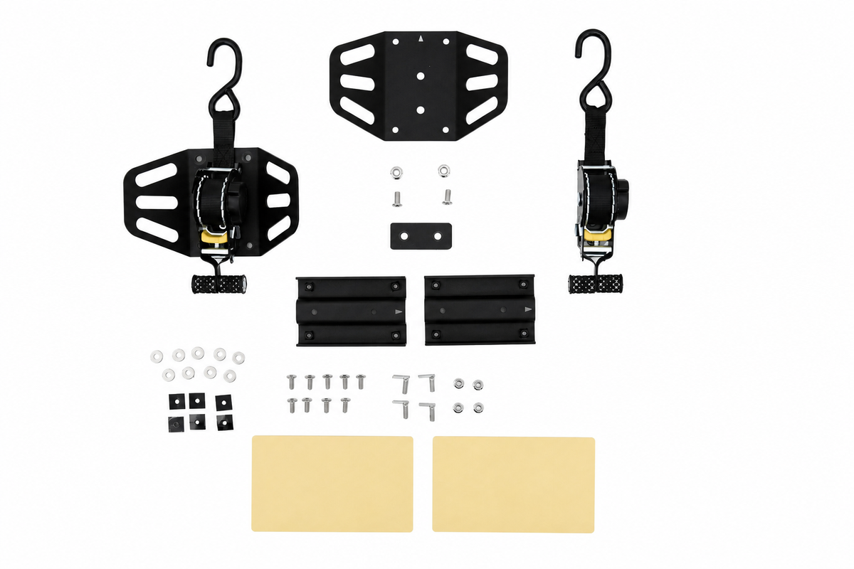 powoq Retractable Ratchet Straps for 2019-2026 Ram 1500
