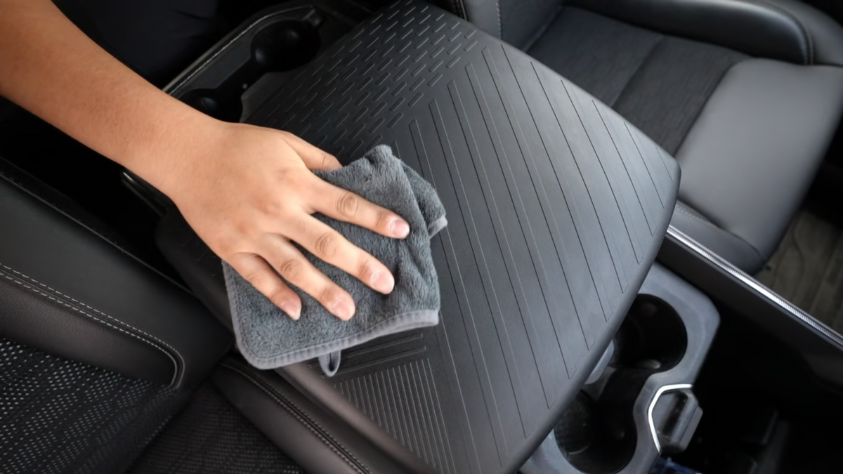 powoq Center Console Armrest Cover for 2019-2026 Ram 1500 / 2500 / 3500