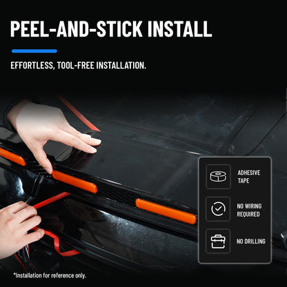 powoq Hood Protector with LED Light for 2019-2026 Ram 1500