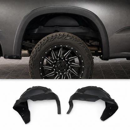 powoq Rear Wheel Well Liners for 2019-2026 Chevy Silverado 1500 5.8-ft Bed