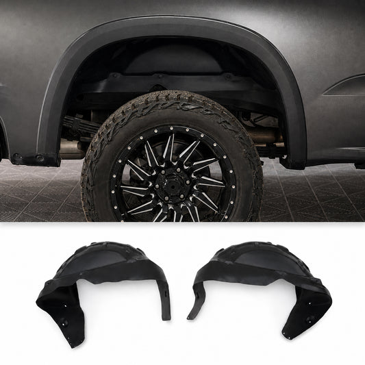 powoq Rear Wheel Well Liners for 2019-2026 Chevy Silverado 1500 5.8-ft Bed