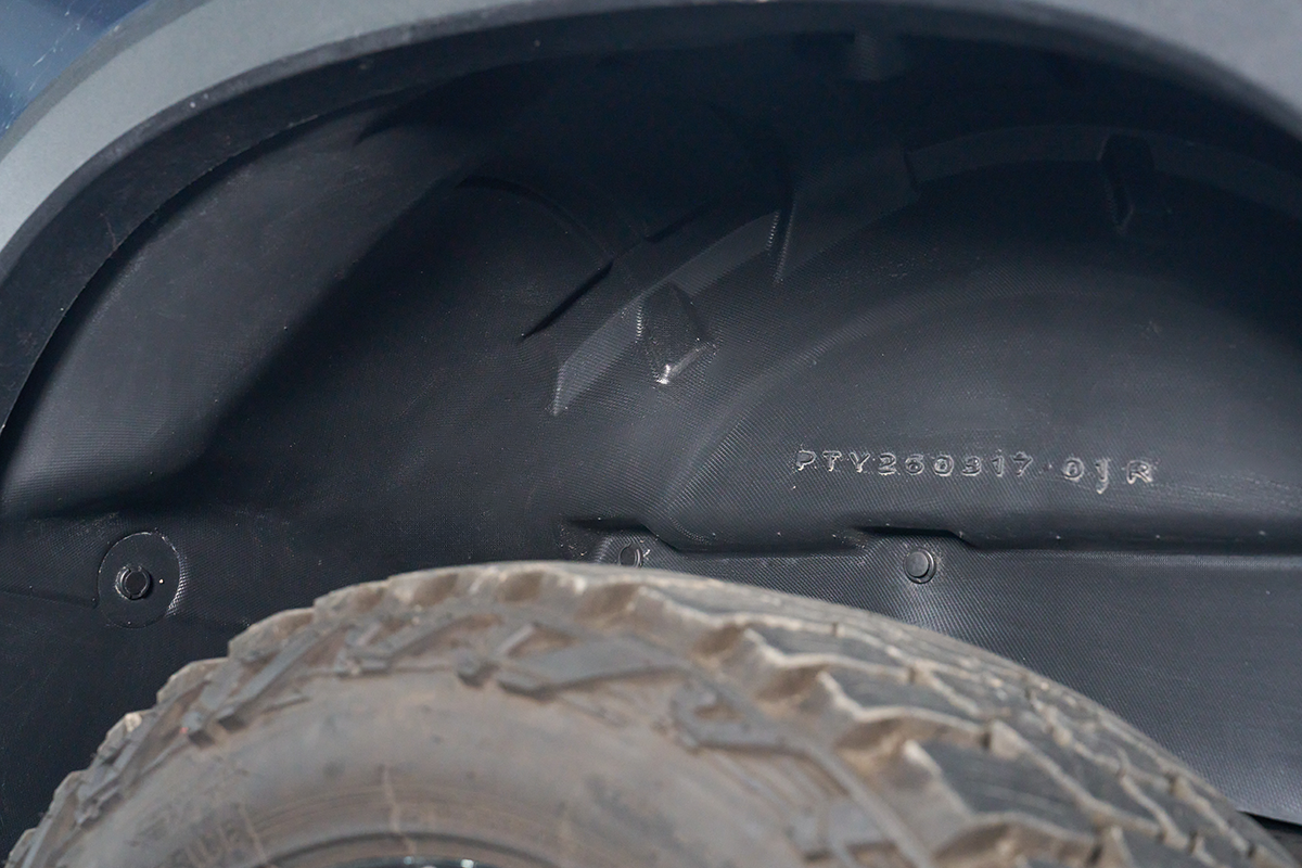 powoq Rear Wheel Well Liners for 2019-2026 Chevy Silverado 1500 5.8-ft Bed