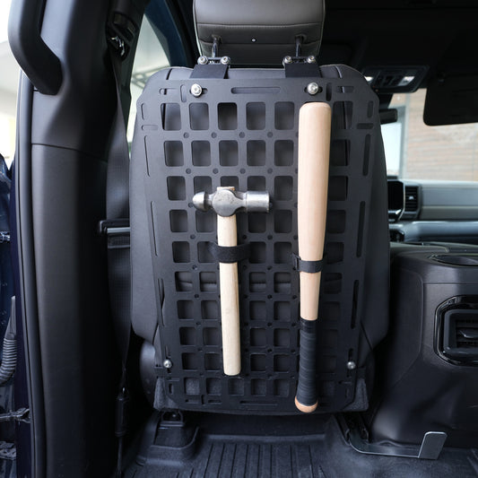 powoq Seat Back MOLLE Panel for 2019-2026 Chevy Silverado / GMC Sierra
