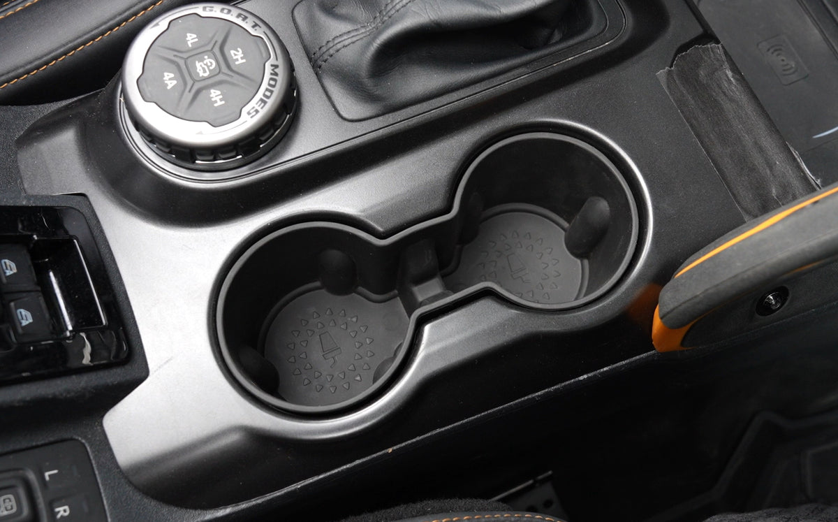 powoq TPE Cup Holder Insert for 2021-2025 Ford Bronco
