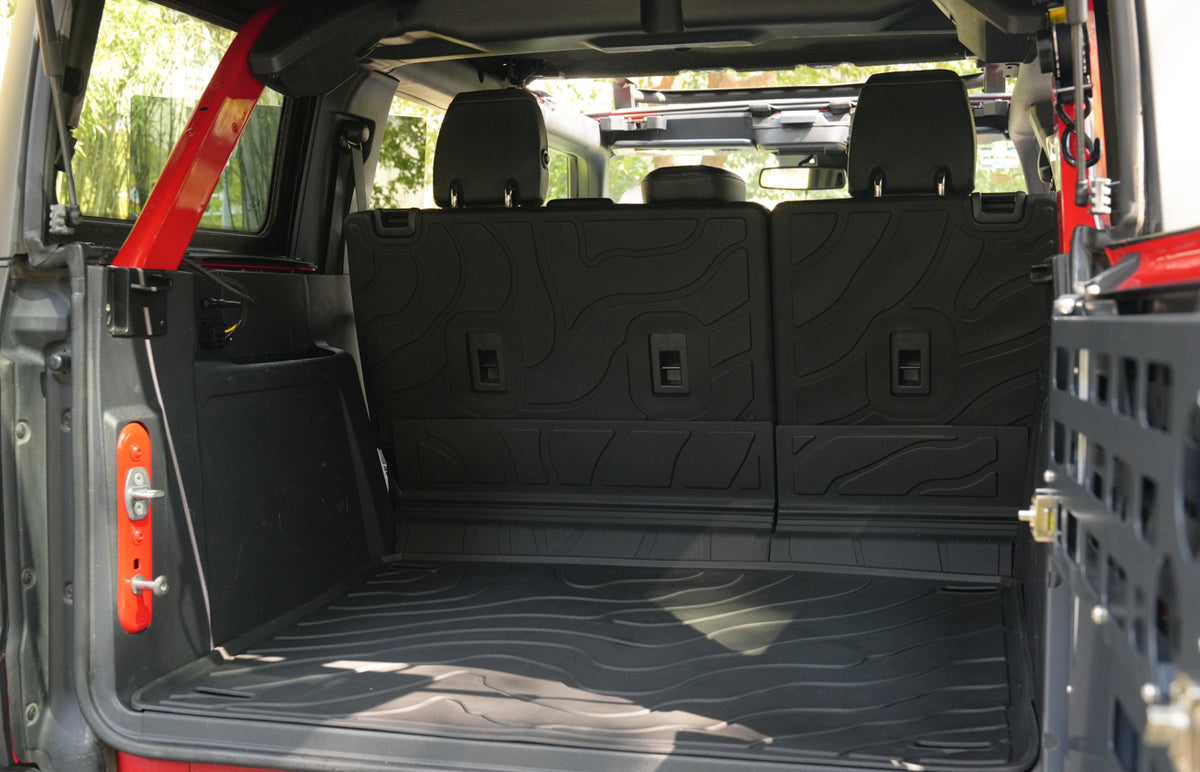 powoq TPE Cargo Mat, Backrest Mats & Floor mats Set for 2021-2026 Ford Bronco 4-Door