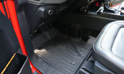 powoq TPE Cargo Mat, Backrest Mats & Floor mats Set for 2021-2026 Ford Bronco 4-Door