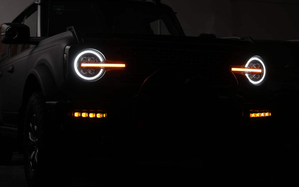 powoq Front Fog Lights for 2021-2026 Ford Bronco