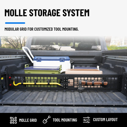 powoq Truck Bed Divider with MOLLE Panel for 2022-2026 Ford Maverick XLT