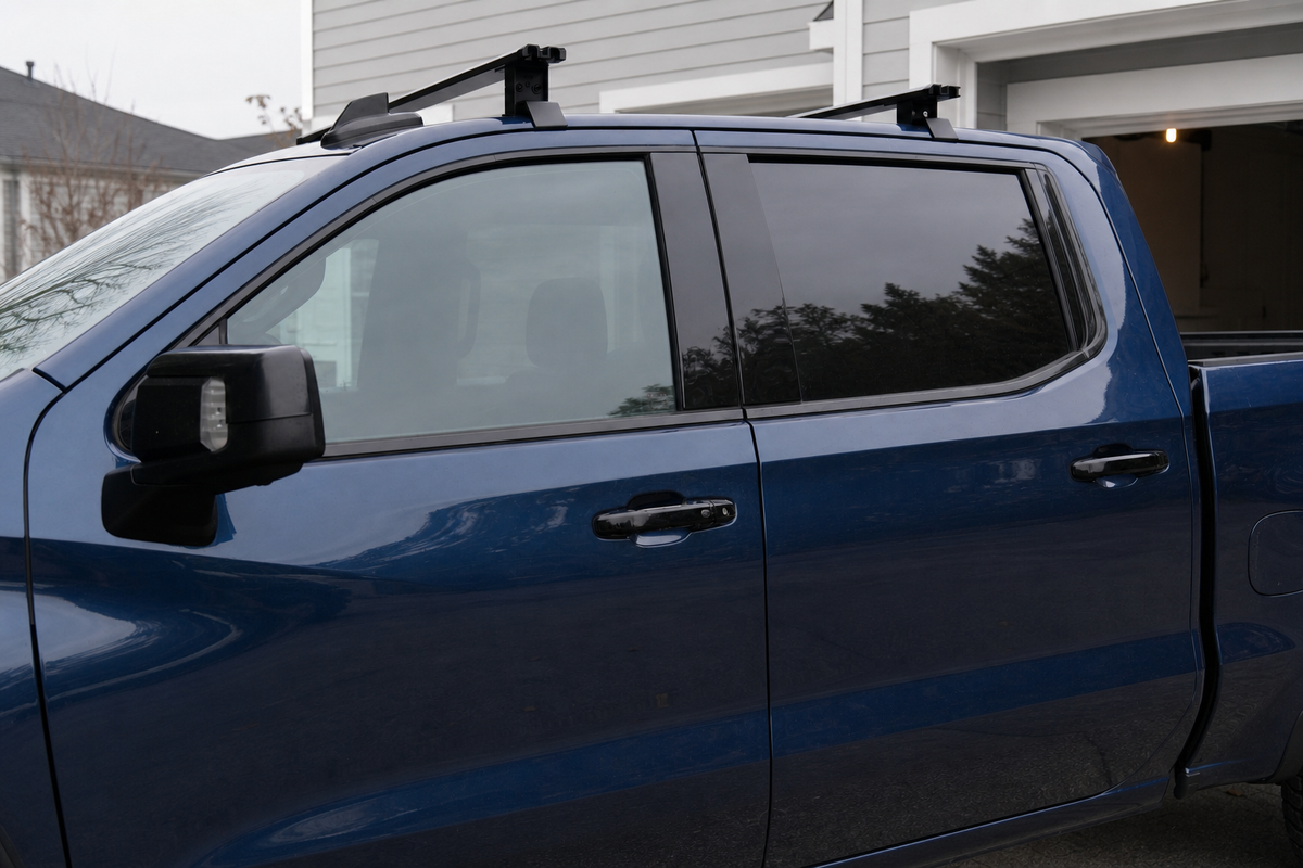 powoq B-Pillar & Rear Window Trim for 2019-2026 Chevy Silverado / GMC Sierra