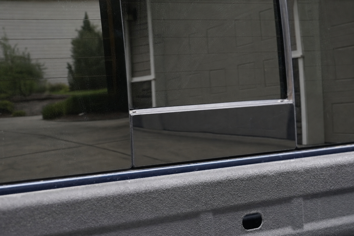 powoq B-Pillar & Rear Window Trim for 2019-2026 Chevy Silverado / GMC Sierra
