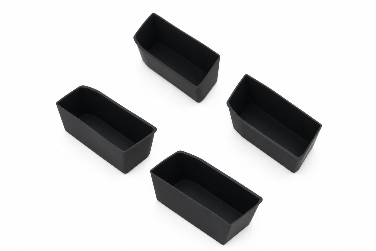 powoq Door Storage Box for 2022-2026 Chevy Silverado / GMC Sierra Crew Cab