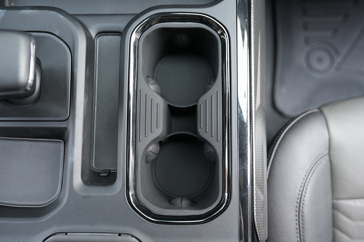 powoq Cup Holder Insert for 2022-2026 Chevy Silverado / GMC Sierra