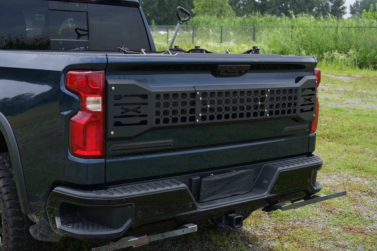 powoq Tailgate MOLLE Panel for 2019-2026 Chevy Silverado 1500 / GMC Sierra 1500