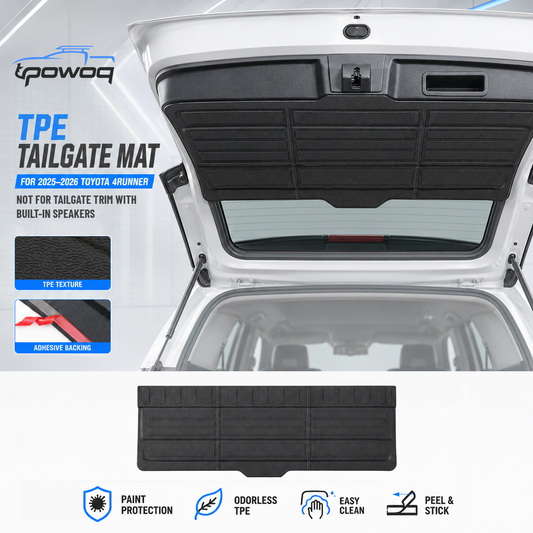 powoq TPE Tailgate Mat for 2025-2026 Toyota 4Runner