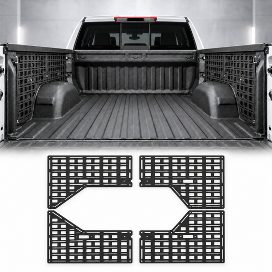 powoq 5.8-ft Side Bed MOLLE Panels for 2019-2025 Chevy Silverado / GMC Sierra