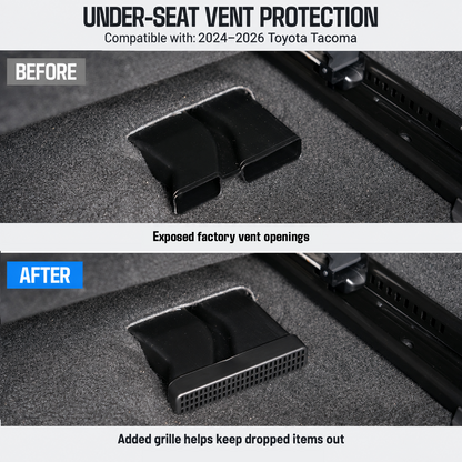 powoq Under Seat Vent Cover for 2024-2026 Toyota Tacoma