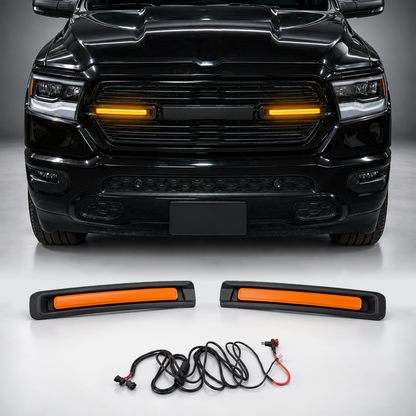 powoq LED Front Grille Lights for 2019-2024 Ram 1500