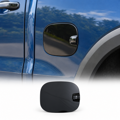 powoq Fuel Door Cover for 2022-2025 Chevy Silverado & GMC Sierra 1500 - Glossy Black