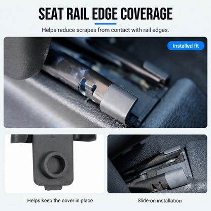 powoq Seat Rail Covers for 2019-2025 Ram 1500