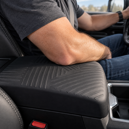 powoq Center Console Armrest Cover for 2024-2026 Toyota Tacoma / 2025-2026 Toyota 4Runner