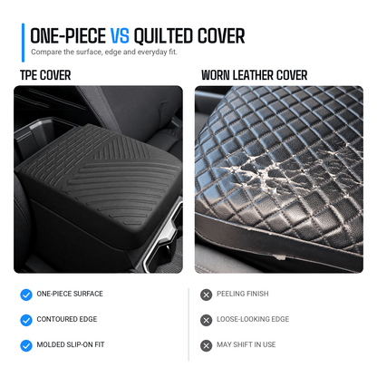 powoq Center Console Armrest Cover for 2024-2026 Toyota Tacoma / 2025-2026 Toyota 4Runner
