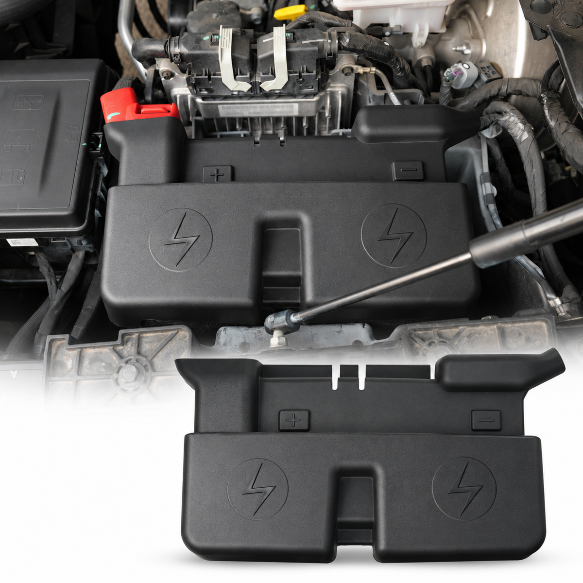 powoq Battery Box Cover for 2019-2025 Ram 1500 Gasoline Models