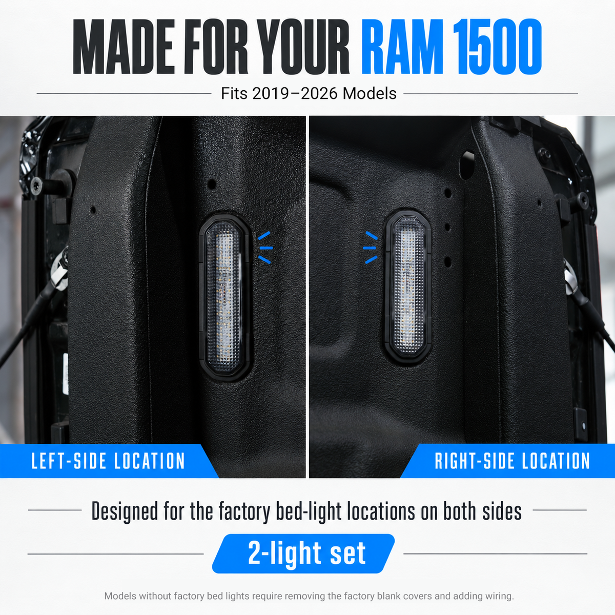 powoq Truck Bed Cargo Lights for 2019-2026 Ram 1500