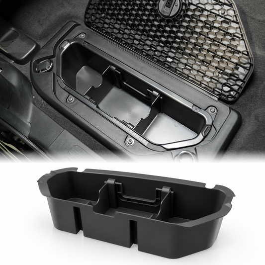powoq Rear Under-Seat Storage Box for 2019-2026 Ram 1500 Crew Cab