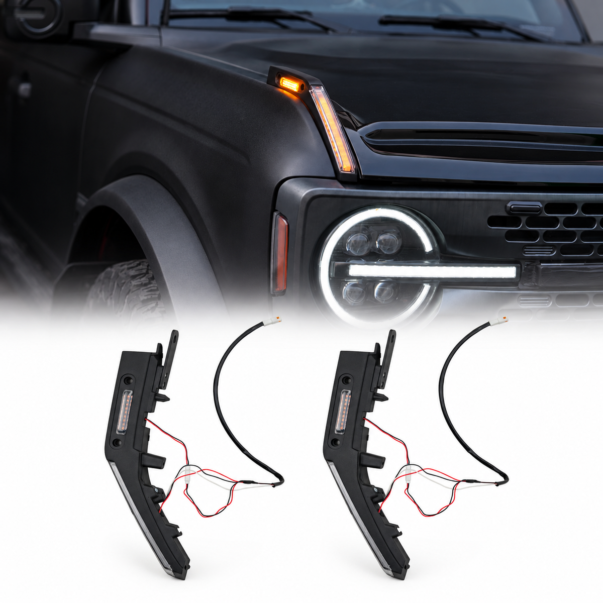 powoq Trail Sight Lights for 2021-2026 Ford Bronco