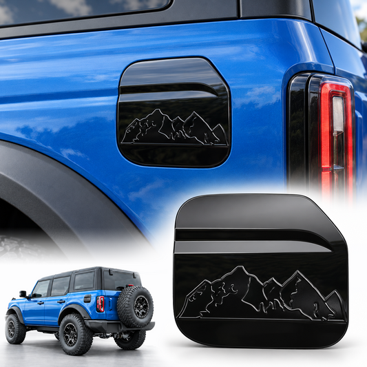 powoq ABS Fuel Door Cover for 2021-2026 Ford Bronco