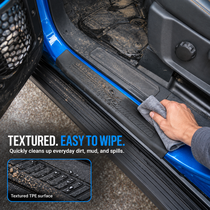 powoq TPE Door Sill Protector for 2021-2026 Ford Bronco 4-Door