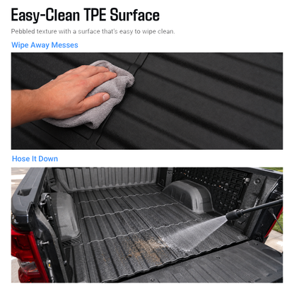 powoq 5.8-ft Truck Bed Mat for 2019-2026 Chevy Silverado & GMC Sierra 1500