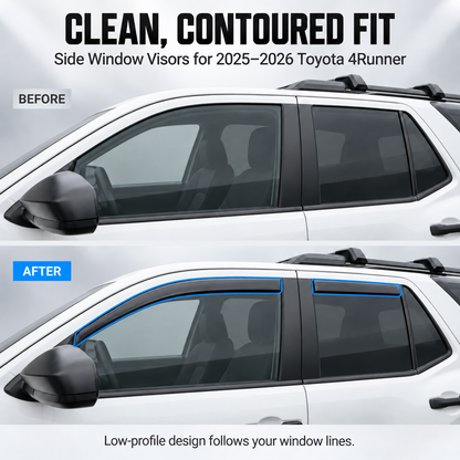 powoq Side Window Visors for 2025-2026 Toyota 4Runner