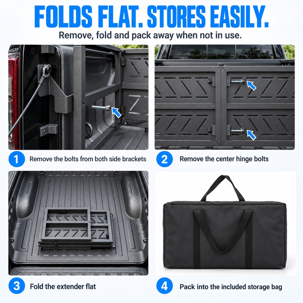 powoq Tailgate Extender for 2019-2026 Ram 1500