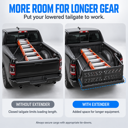 powoq Tailgate Extender for 2019-2026 Ram 1500