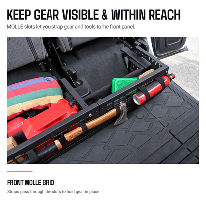 powoq Under-Seat MOLLE Panel for 2019-2026 Ram 1500 Crew Cab