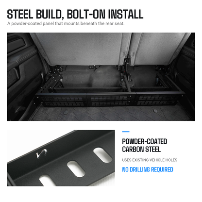 powoq Under-Seat MOLLE Panel for 2019-2026 Ram 1500 Crew Cab