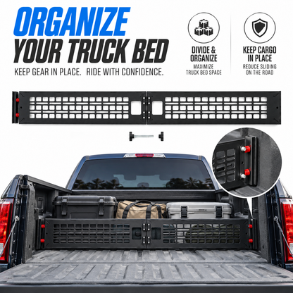 powoq Truck Bed Divider with MOLLE Panel for 2022-2026 Ford Maverick XLT