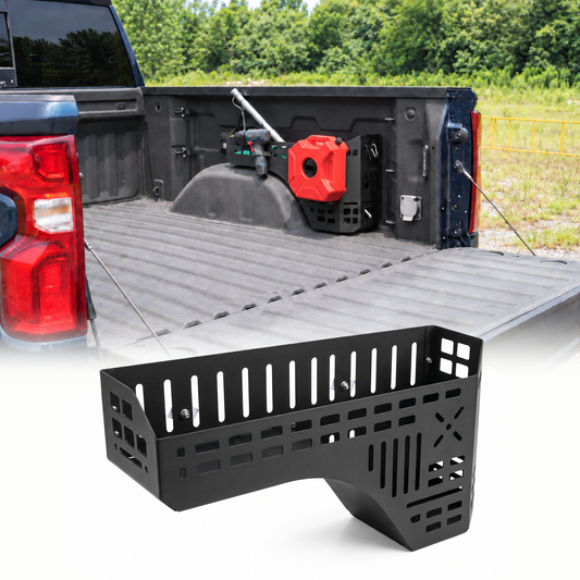 powoq Passenger-Side Truck Bed Storage Box for 2019-2026 Chevy Silverado / GMC Sierra 1500
