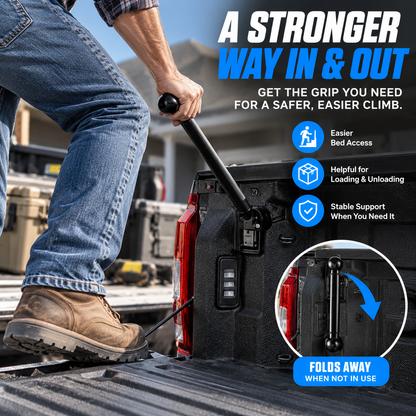 powoq Tailgate Assist Handle for 2019-2026 Chevy Silverado / GMC Sierra