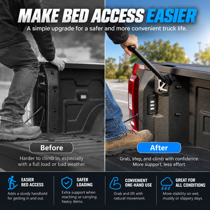 powoq Tailgate Assist Handle for 2019-2026 Chevy Silverado / GMC Sierra