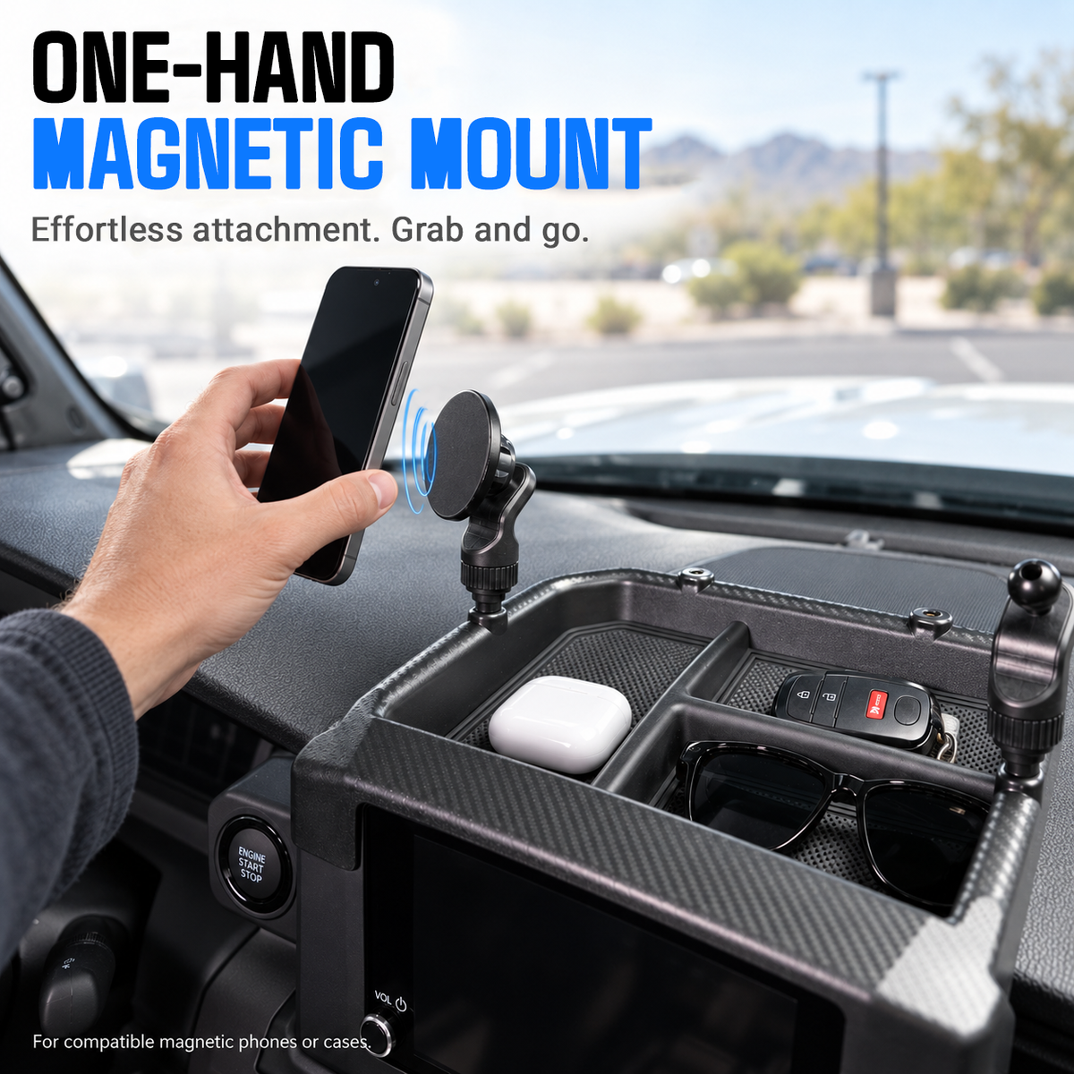 Tray+Phone Mount