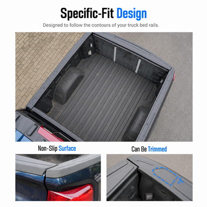 powoq 5.8-ft Truck Bed Rail Caps for 2019-2026 Chevy Silverado & GMC Sierra 1500