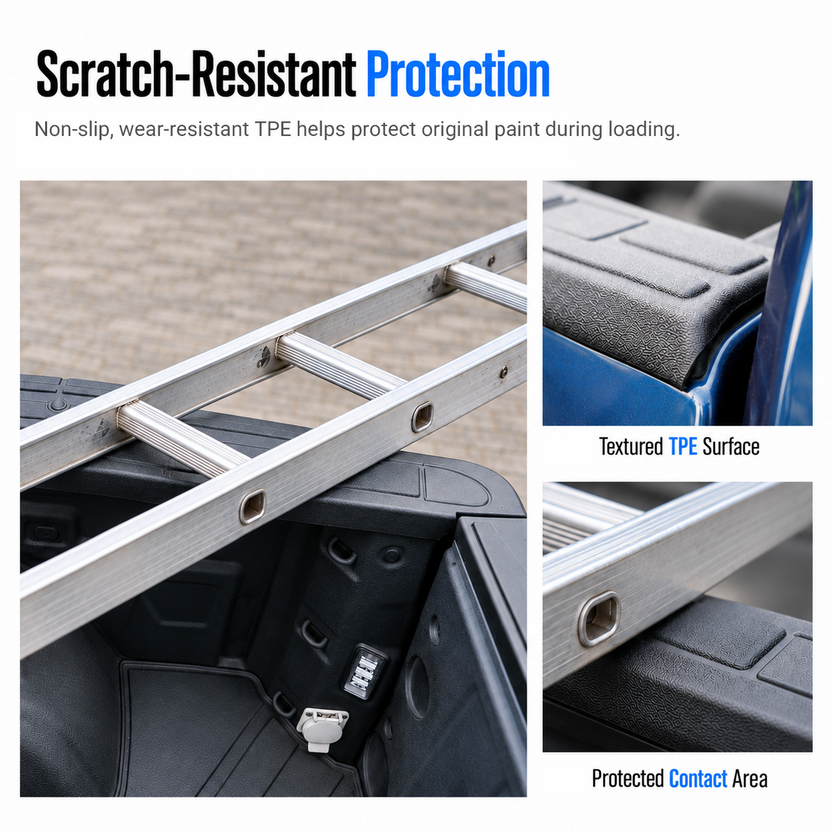 powoq 5.8-ft Truck Bed Rail Caps for 2019-2026 Chevy Silverado & GMC Sierra 1500