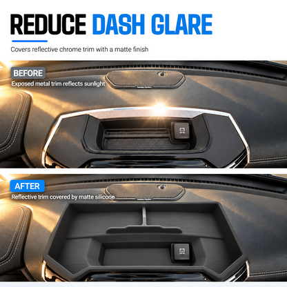 powoq Silicone Dashboard Storage Organizer for 2019-2026 Ram 1500