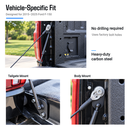 powoq Tailgate Assist for 2015-2025 Ford F-150