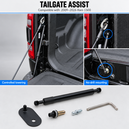 powoq Tailgate Assist for 2009-2026 Ram 1500