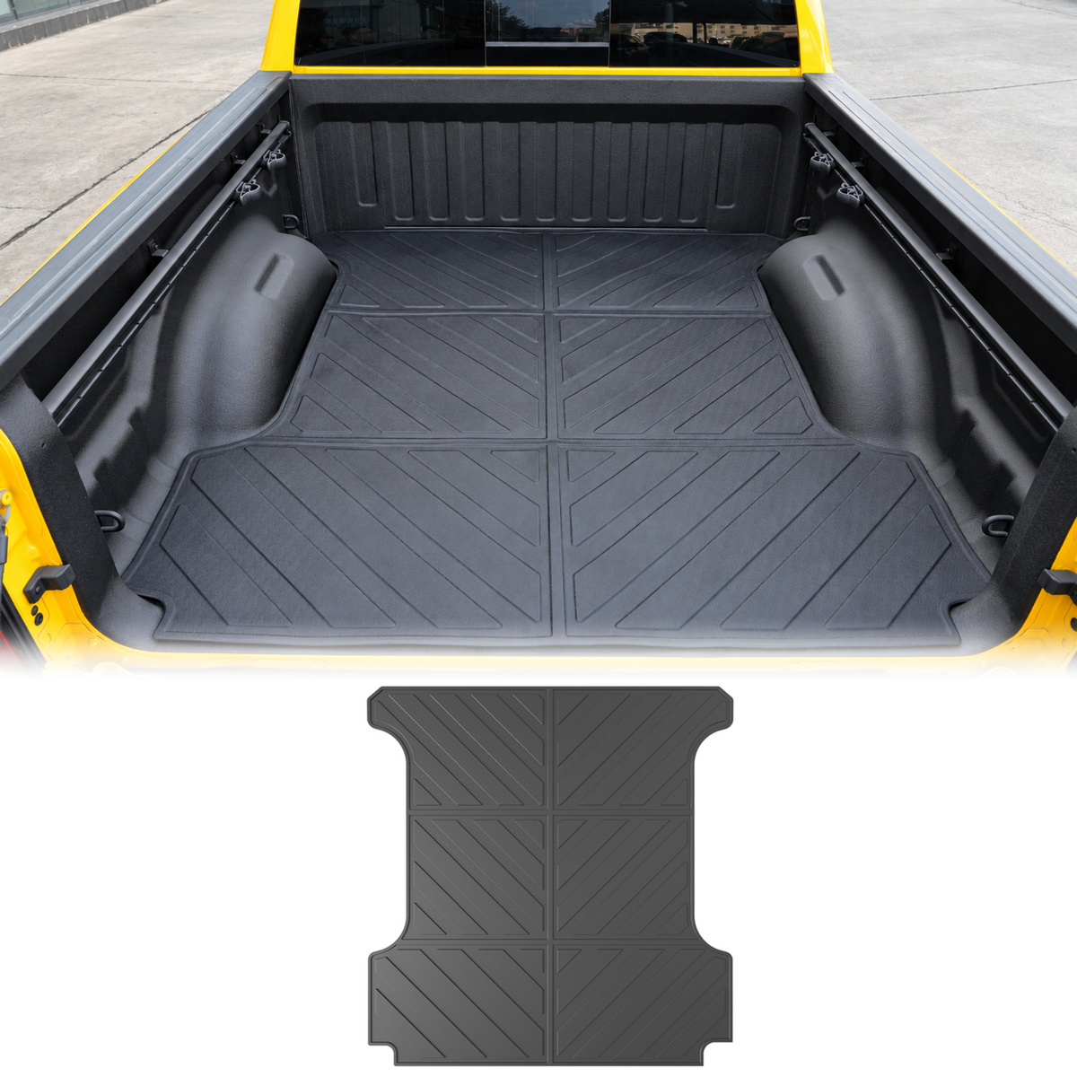 powoq 5.7-ft Truck Bed Mat for 2019-2026 Ram 1500